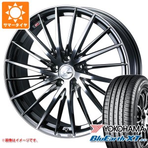 サマータイヤ 215/55R17 94V ヨコハマ ブルーアースXT AE61 レオニス FR 7.0-17 タイヤホイール4本セット