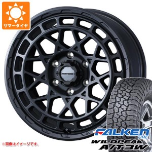 FJクルーザー 10系用 サマータイヤ ファルケン ワイルドピーク A/T3W LT285/70R17 116Q マッドヴァンスX タイプM 8.0-17 タイヤホイール4