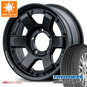 ジムニーシエラ JB74W用 サマータイヤ トーヨー オープンカントリー U/T 215/70R16 100H ナイトロパワー M6 カービン 6.0-16 タイヤホイ