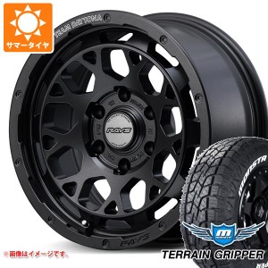 ランドクルーザー プラド 150系用 サマータイヤ モンスタ テレーングリッパー 265/65R17 116T XL ホワイトレター レイズ デイトナ M9+ ス