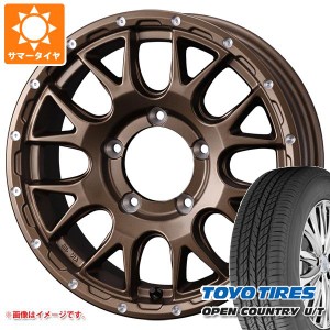 ジムニーシエラ JB74W用 サマータイヤ トーヨー オープンカントリー U/T 215/70R16 100H マッドヴァンス08 6.0-16 タイヤホイール4本セッ