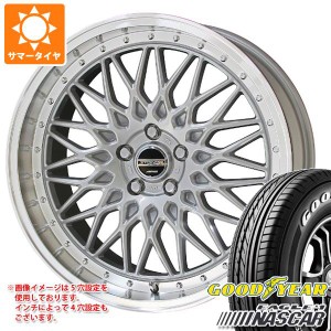 ハイエース 200系用 サマータイヤ グッドイヤー イーグル ＃1 ナスカー 215/60R17C 109/107R ホワイトレター シュタイナー FTX 6.5-17 タ