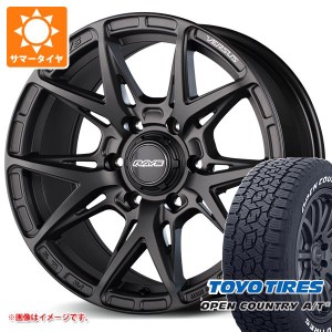 FJクルーザー 10系用 サマータイヤ トーヨー オープンカントリー A/T3 265/70R17 115T ホワイトレター レイズ ベルサス VV21SX 8.0-17 タ