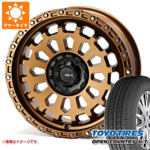 30系アルファード用 サマータイヤ トーヨー オープンカントリー U/T 225/65R17 102H エアージー ヴァルカン 7.0-17 タイヤホイール4本セ