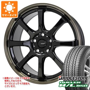 サマータイヤ 225/55R18 98V ブリヂストン デューラー H/L850 ジースピード P-08 7.0-18 タイヤホイール4本セット