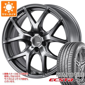 サマータイヤ 215/55R17 94W クムホ エクスタ PS71 SSR GTV03 7.0-17 タイヤホイール4本セット