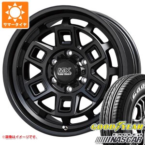 ハイエース 200系用 サマータイヤ グッドイヤー イーグル ＃1 ナスカー 195/80R15 107/105L ホワイトレター マッドクロス アイヴァー 6.0