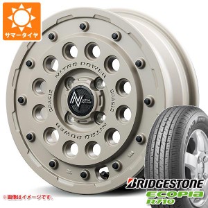 キャリイ DA16T用 サマータイヤ ブリヂストン エコピア R710 165/80R14 91/90N (165R14 6PR相当) ナイトロパワー H12 ショットガン タク