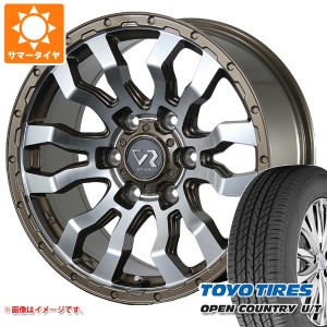 ハイエース 200系用 サマータイヤ トーヨー オープンカントリー U/T 215/70R16 100H ヴァブロ RR-01 6.5-16 タイヤホイール4本セット