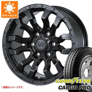 ハイエース 200系用 サマータイヤ グッドイヤー カーゴ プロ 195/80R15 107/105N ヴァブロ RR-01 6.0-15 タイヤホイール4本セット