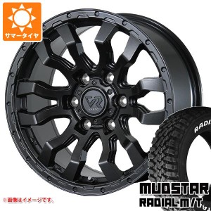 ハイエース 200系用 サマータイヤ マッドスター ラジアル M/T 215/70R16 100T ホワイトレター ヴァブロ RR-01 6.5-16 タイヤホイール4本