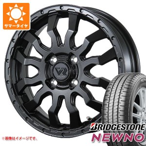 キャリイ DA16T用 サマータイヤ 2023年製 ブリヂストン ニューノ 165/65R14 79S ヴァブロ RR-01 4.5-14 タイヤホイール4本セット