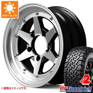 ジムニーシエラ JB74W用 サマータイヤ BFグッドリッチ オールテレーンT/A KO2 LT225/75R16 115/112S ホワイトレター ロンシャン XR4 6.0-