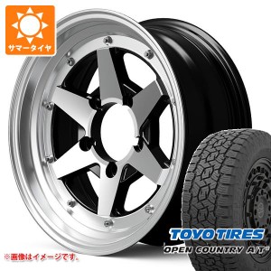 ジムニーシエラ JB74W用 サマータイヤ トーヨー オープンカントリー A/T3 235/70R16 106T ブラックレター ロンシャン XR4 6.0-16 タイヤ