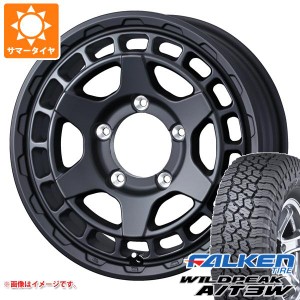 ジムニー用 サマータイヤ ファルケン ワイルドピーク A/T3W 175/80R16 91S マッドヴァンスX タイプS 5.5-16 タイヤホイール4本セット