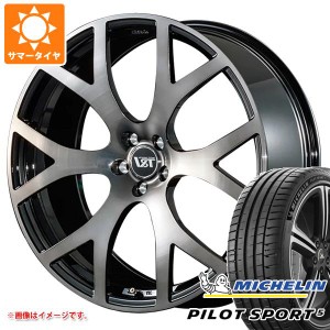 ボルボ S90/V90 PB/PD系用 サマータイヤ ミシュラン パイロットスポーツ5 255/40ZR19 (100Y) XL VST タイプR6 フォージド タイヤホイール