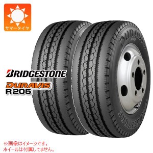 2本 サマータイヤ 195/70R16 109/107L ブリヂストン デュラビス R205 BRIDGESTONE DURAVIS R205 【バン/トラック用】 正規品