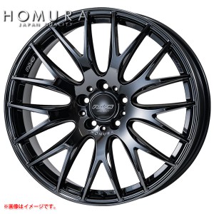 レイズ ホムラ 2x9 プラス ジェットブラック 3 7.5-19 ホイール1本 HOMURA 2×9Plus JET BLACK 3