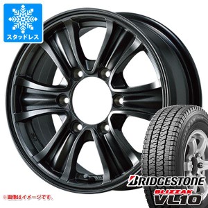 ハイエース 200系用 スタッドレス ブリヂストン ブリザック VL10 195/80R15 107/105N バザルト エックスタイプ2 タイヤホイール4本セット