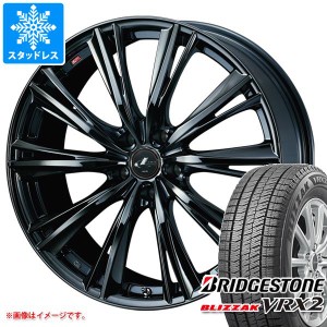 クロストレック GU系用 スタッドレス ブリヂストン ブリザック VRX2 225/55R18 98Q レオニス WX タイヤホイール4本セット