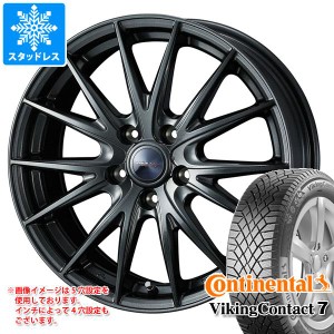 スタッドレスタイヤ コンチネンタル バイキングコンタクト7 195/65R15 95T XL ＆ ヴェルヴァ スポルト2 6.0-15 タイヤホイール4本セット1