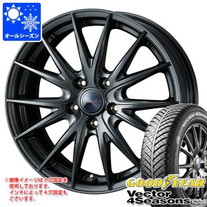 オールシーズン 185/60R15 84H グッドイヤー ベクター 4シーズンズ ハイブリッド ヴェルヴァ スポルト2 6.0-15 タイヤホイール4本セット