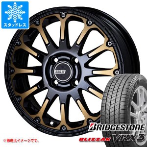 ハスラー用 スタッドレス ブリヂストン ブリザック VRX3 165/60R15 77Q SSR ディバイド FT タイヤホイール4本セット