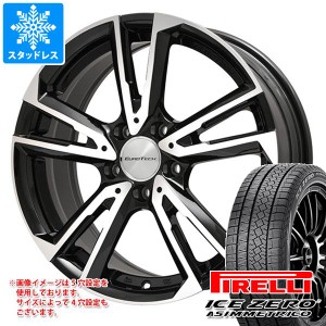 VW アルテオン 3HD系用 スタッドレス ピレリ アイスゼロアシンメトリコ 245/45R18 100H XL ユーロテック ガヤ ソリ タイヤホイール4本セ