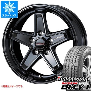 ジープ レネゲード BU/BV系用 スタッドレス 2023年製 ブリヂストン ブリザック DM-V3 225/65R17 102Q キーラー タクティクス タイヤホイ