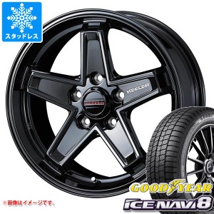 ジープ チェロキー KL系用 スタッドレス グッドイヤー アイスナビ8 225/60R17 99Q キーラー タクティクス タイヤホイール4本セット