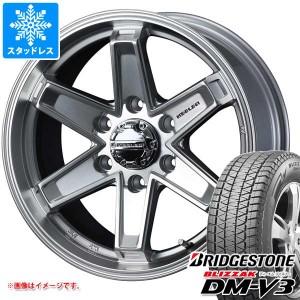 パジェロ V98用 スタッドレス ブリヂストン ブリザック DM-V3 265/65R17 112Q キーラー タクティクス タイヤホイール4本セット