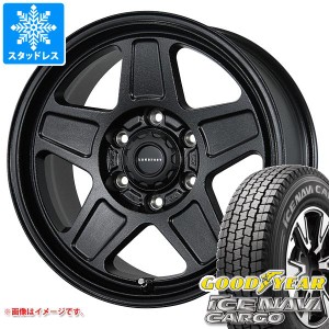 ハイエース 200系用 スタッドレス 2023年製 グッドイヤー アイスナビカーゴ 195/80R15 107/105L ランドフット GWD タイヤホイール4本セッ