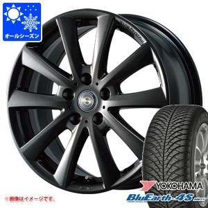 VW ポロ AWC系用 オールシーズンタイヤ ヨコハマ ブルーアース4S AW21 215/45R17 91W XL チームスパルコ ヴァローザ タイヤホイール4本セ