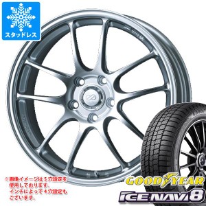 プリウス 60系用 スタッドレス グッドイヤー アイスナビ8 195/60R17 90Q エンケイ パフォーマンスライン PF01 タイヤホイール4本セット