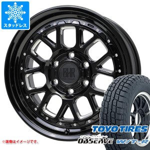 FJクルーザー 10系用 スタッドレス トーヨー オブザーブ WTR LT265/70R17 112/109Q バークレイハードロック ヒューロン タイヤホイール4