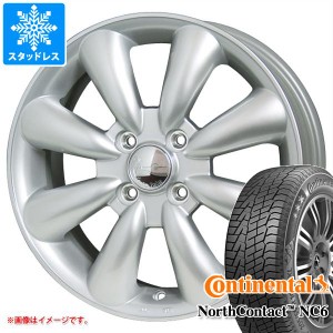 ハスラー用 スタッドレス コンチネンタル ノースコンタクト NC6 165/60R15 77T ララパーム KC-8 タイヤホイール4本セット