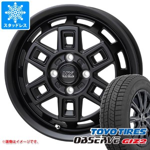 エブリイワゴン DA17W用 スタッドレス トーヨー オブザーブ ギズ2 165/60R14 75Q マッドクロス アイヴァー タイヤホイール4本セット