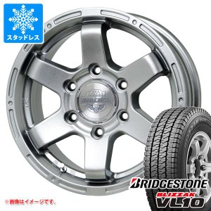 ハイエース 200系用 スタッドレス ブリヂストン ブリザック VL10 195/80R15 107/105N マッドクロス MC-76 タイヤホイール4本セット