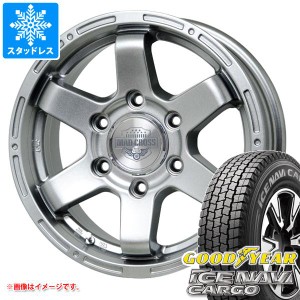 ハイエース 200系用 2023年製 スタッドレス グッドイヤー アイスナビカーゴ 195/80R15 107/105L マッドクロス MC-76 タイヤホイール4本セ