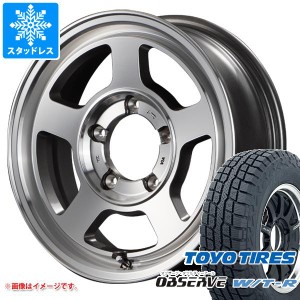 ジムニー用 スタッドレス トーヨー オブザーブ WTR 185/85R16 105/103N LT ガルシア シカゴ5 タイヤホイール4本セット