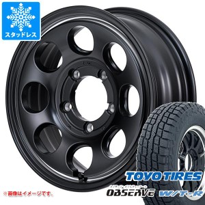 ジムニーシエラ JB74W用 スタッドレス トーヨー オブザーブ WTR 185/85R16 105/103N LT ガルシア パーム8 タイヤホイール4本セット