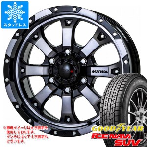 ランドクルーザー プラド 150系用 スタッドレス グッドイヤー アイスナビ SUV 265/70R17 115Q MKW MK-46 タイヤホイール4本セット