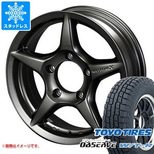 5本セット ジムニー用 スタッドレス トーヨー オブザーブ WTR 185/85R16 105/103N LT アピオ ワイルドボア X タイヤホイール5本セット