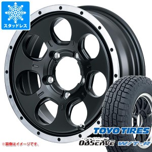 5本セット ジムニー用 スタッドレス トーヨー オブザーブ WTR 185/85R16 105/103N LT ロードマックス WO-7 タイヤホイール5本セット