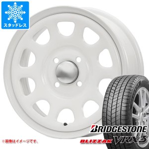 ハスラー用 スタッドレス ブリヂストン ブリザック VRX3 165/70R14 81Q MLJ デイトナ SS タイヤホイール4本セット