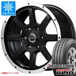 ハイエース 200系用 スタッドレス ブリヂストン ブリザック VL10 195/80R15 107/105N ロードマックス WF-8 タイヤホイール4本セット