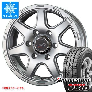 ハイエース 200系用 スタッドレス ブリヂストン ブリザック VL10 195/80R15 107/105N ラ・ストラーダ ティラード クロス タイヤホイール4