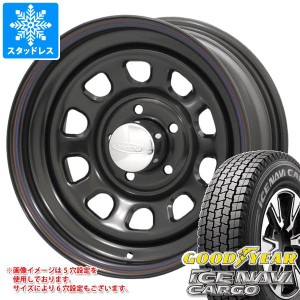 ハイエース 200系用 スタッドレス 2023年製 グッドイヤー アイスナビカーゴ 195/80R15 107/105L デイトナズ タイヤホイール4本セット