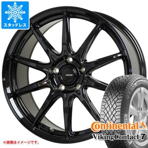 スタッドレスタイヤ コンチネンタル バイキングコンタクト7 195/65R15 95T XL ＆ ジースピード G-05 6.0-15 タイヤホイール4本セット195/