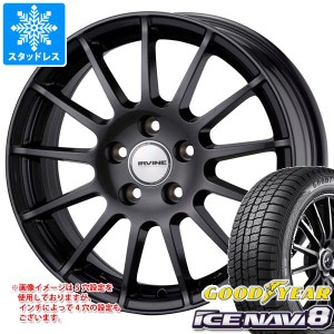 ジープ レネゲード BU/BV系用 スタッドレス グッドイヤー アイスナビ8 215/65R16 98Q アーヴィン F01 タイヤホイール4本セット